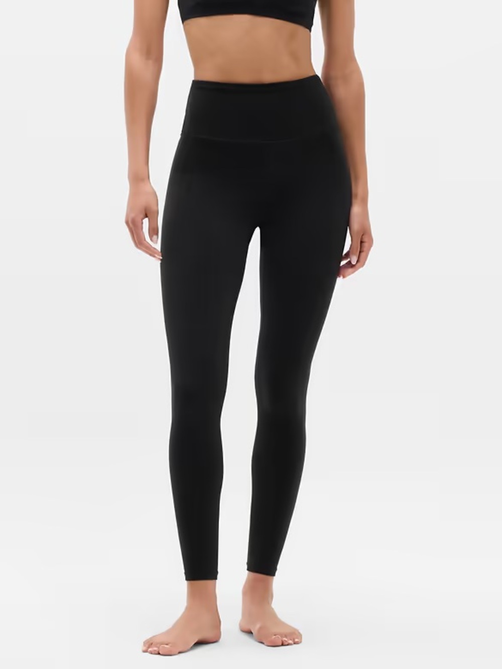 Athleta Elation High Ultra High Rise Legging Tight - Black Size Medium Tall